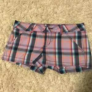 Plaid shorts